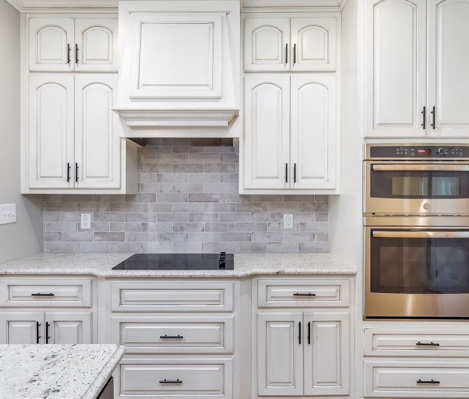 White granite kitchen